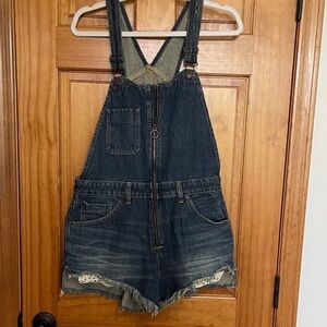 Free People We the Free Short Overalls Size 6